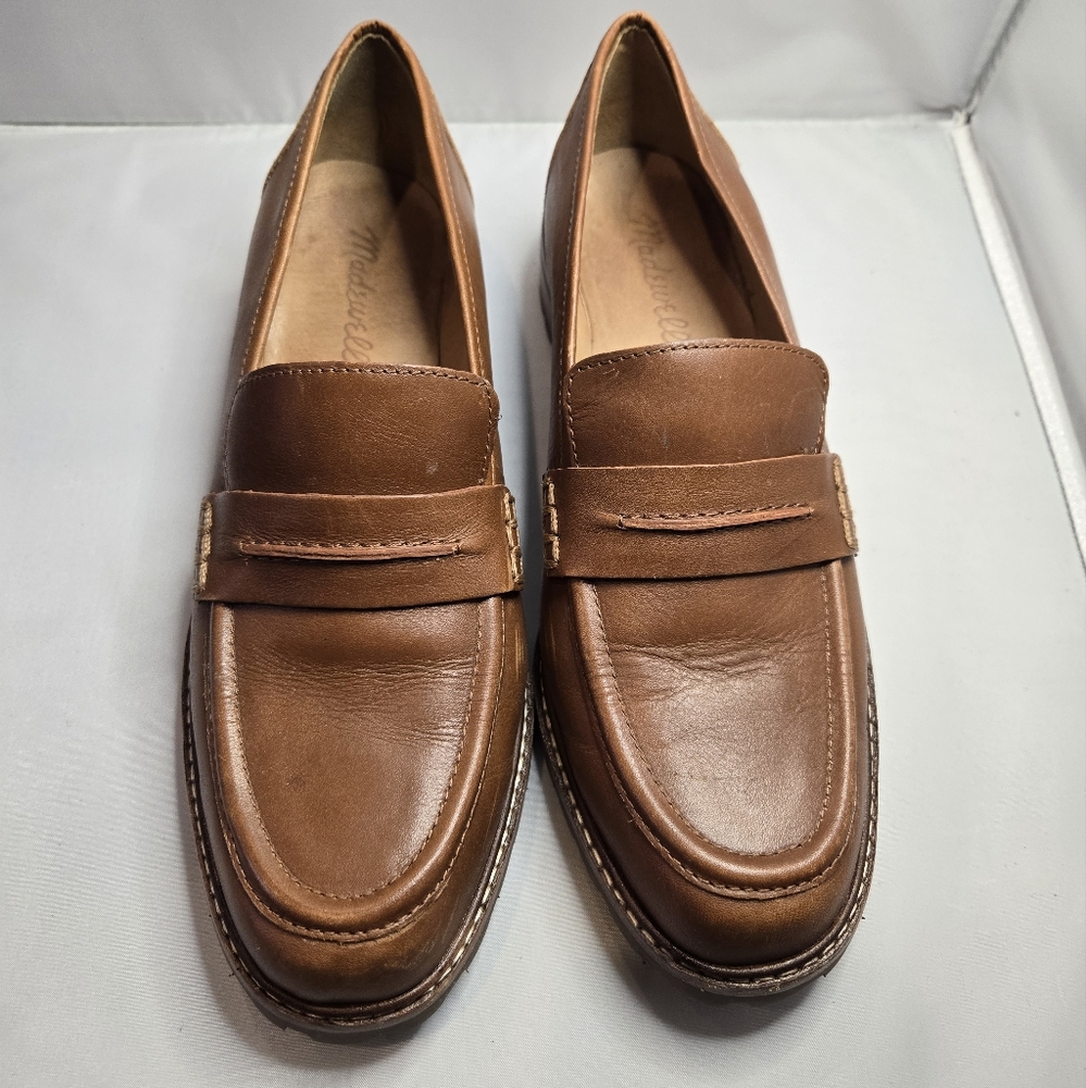 MADEWELL Brown Leather Loafers